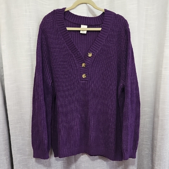 Blair Sweaters - Blair Purple Knit Top
